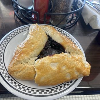 Kibitz Room - My blueberry hamantashen that I started to break into but stopped to take a picture. Very fresh! - Delis Near Me - Cherry Hill, New Jersey