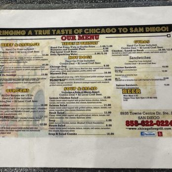 Chicago Fire Grill - Salad Near Me - San Diego, California