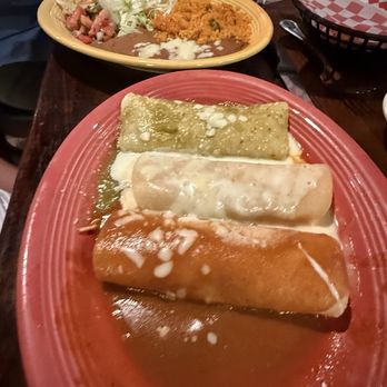 Pepper's Mexican Grill - Enchilada trio - Mexican Near Me - Port Saint Joe, Florida
