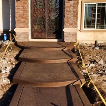 Mauna Custom Pools - stamped entrance - General Contractors Near Me - San Bernardino, California Mauna Custom Pools - stamped entrance - General Contractors Near Me - San Bernardino, California