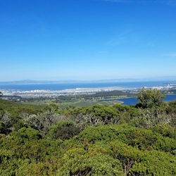 Millwood Ranch - This is the view from the Sneath Lane Trail towards San Francisco Bay, the airport and the San Andreas Lake.