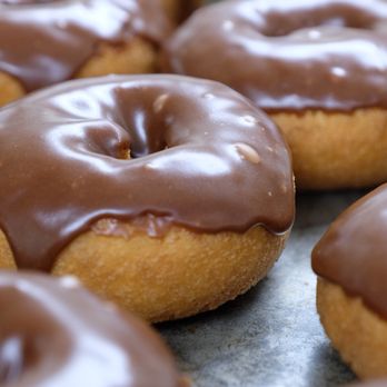 Fingerhut Bakery - Our famous Chocolate Cake Donut! - Bakeries Near Me - Knox, Indiana