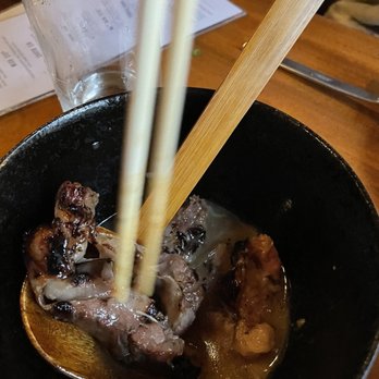 Dashi - Excessive amount of fat from the ribeye - Ramen Near Me - Durham, North Carolina Dashi - Excessive amount of fat from the ribeye - Ramen Near Me - Durham, North Carolina