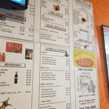 Halal Sandwich Shop - The menu - Halal Near Me - Astoria, New York Halal Sandwich Shop - The menu - Halal Near Me - Astoria, New York