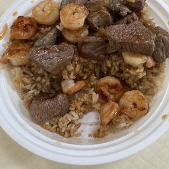 Tokyo House One - beef, shrimp, and rice on a plate - Japanese Near Me - Winston-Salem, North Carolina Tokyo House One - beef, shrimp, and rice on a plate - Japanese Near Me - Winston-Salem, North Carolina
