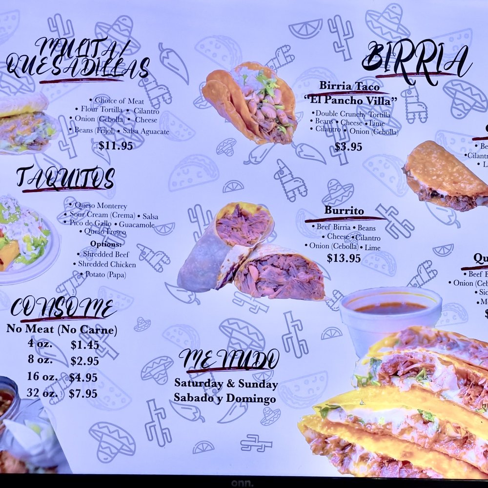 Taqueros Mexican Restaurant - May 2023 - NOW an old menu as of 2026. - New Mexican Cuisine Near Me - Mission Viejo, California Taqueros Mexican Restaurant - May 2023 - NOW an old menu as of 2026. - New Mexican Cuisine Near Me - Mission Viejo, California