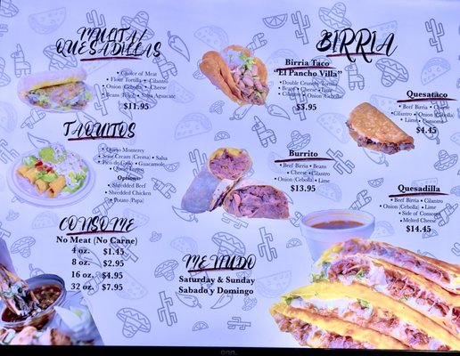 Menu photo 5 Taqueros Mexican Restaurant Mission Viejo, CA