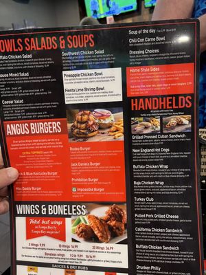 Menu photo 1 Whiskey Wings Oldsmar, FL