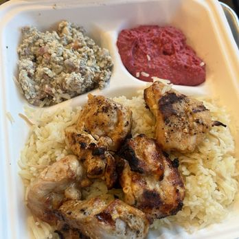 Hummus Labs - Chicken Kabob Platter - Mediterranean Near Me - Pasadena, California
