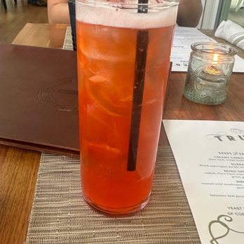 Trummer's On Main - Bill's berry Fresh and stewed strawberry lemon basil - New American Near Me - Clifton, Virginia Trummer's On Main - Bill's berry Fresh and stewed strawberry lemon basil - New American Near Me - Clifton, Virginia