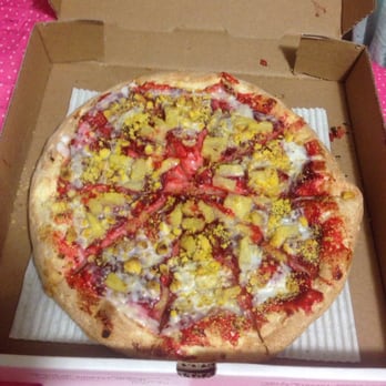Primo's Pizza - Cherry pineapple dessert pizza - Pizza Near Me - Carbondale, Illinois