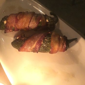 Lolitas Bistro - Goat cheese stuffed jalapeño poppers! So good! - New American Near Me - Laredo, Texas Lolitas Bistro - Goat cheese stuffed jalapeño poppers! So good! - New American Near Me - Laredo, Texas