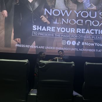 Regal North Hills - A actual illusionist did a performance before Now You See Me, Now You Don't. - Cinema Near Me - North Hills, North Carolina Regal North Hills - A actual illusionist did a performance before Now You See Me, Now You Don't. - Cinema Near Me - North Hills, North Carolina