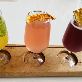 ARC Restaurant - "Let's Get Fizzical" Mimosa Tasting Flight (CAD $19) - Canadian (New) Near Me - Vancouver, British Columbia ARC Restaurant - "Let's Get Fizzical" Mimosa Tasting Flight (CAD $19) - Canadian (New) Near Me - Vancouver, British Columbia