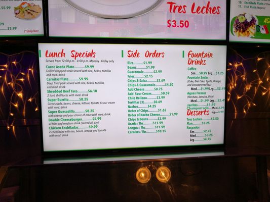Menu photo 6 Pepe's Tacos Las Vegas, NV