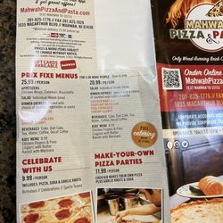 Mahwah Pizza & Pasta - Catering and Party Menu June 2022