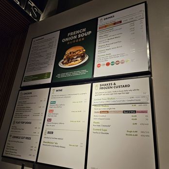 Shake Shack Burbank - Their menu Oct 2025 - Fast Food Near Me - Burbank, California