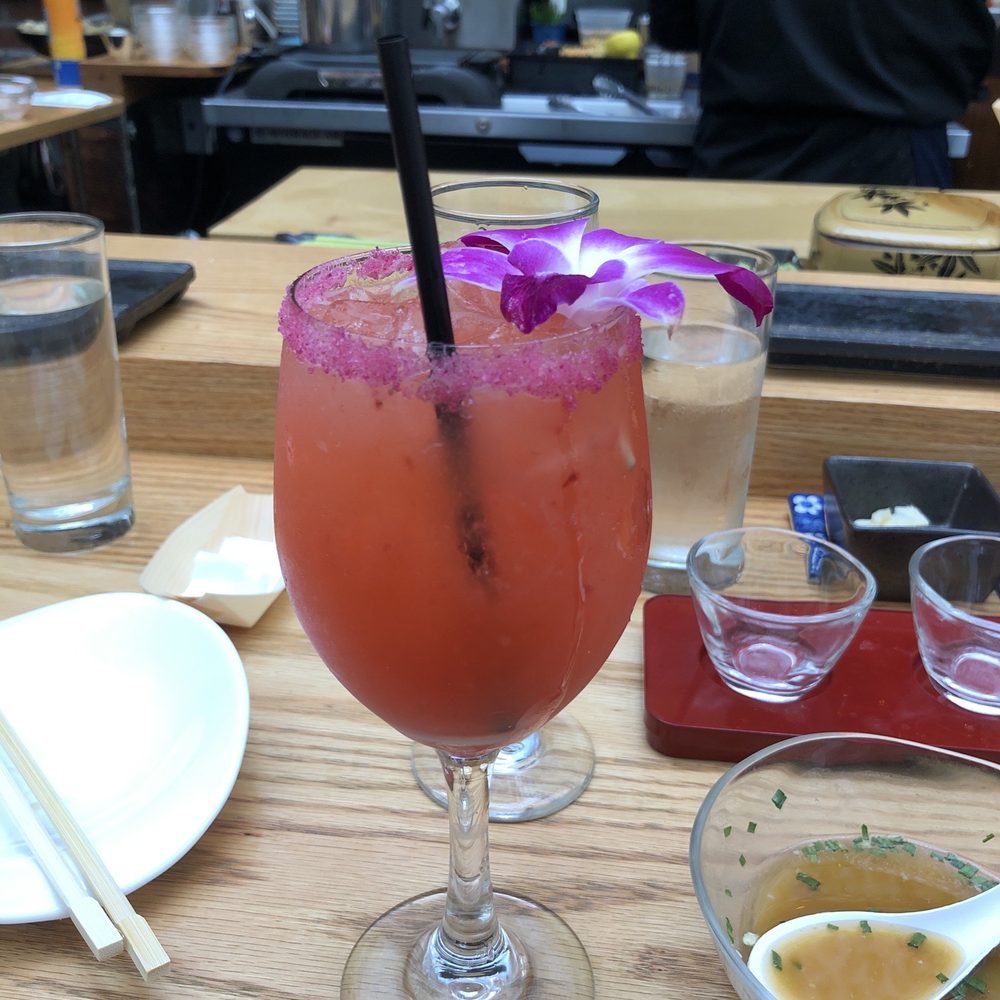 Sushi Lab Rooftop - Strawberry geisha cocktail - Japanese Near Me - New York, New York