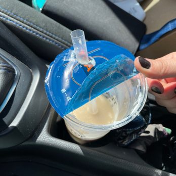 Tea Top - Milk from teas are meant for sipping, having a sealed top did not make that easy. - Coffee & Tea Near Me - San Jose, California