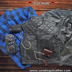 San Diego Leather - We have leather men's apparel and other items for Motorcycle riding, for fashion and accessories.