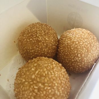 Tim Ho Wan - Custard lava sesame balls (highly recommend) - Dim Sum Near Me - Irvine, California Tim Ho Wan - Custard lava sesame balls (highly recommend) - Dim Sum Near Me - Irvine, California