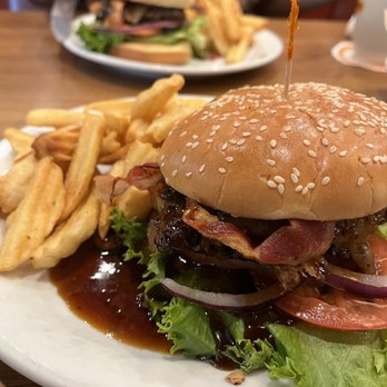 Denny's - Bourbon Bacon Burger - Diners Near Me - Santa Barbara, California Denny's - Bourbon Bacon Burger - Diners Near Me - Santa Barbara, California