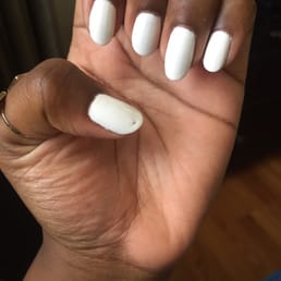 I messed up my thumb (rushing to meet my boyfriend) but the rest was all her