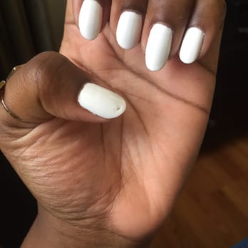 Nails by Chau - I messed up my thumb (rushing to meet my boyfriend) but the rest was all her - Nail Salons Near Me - Philadelphia, Pennsylvania