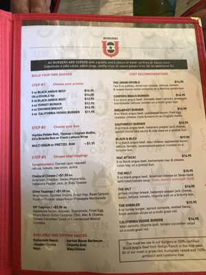 Menu photo 8 Union Burger Bar Southampton, NY Menu photo 8 Union Burger Bar Southampton, NY