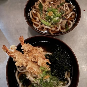 Samurai Mama - Ebi Tempura Udon and Kinoko Kake Udon - Japanese Near Me - Brooklyn, New York