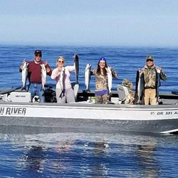 River Chrome Guide Service - Fast & furious ocean Coho fishing out of Garibaldi!