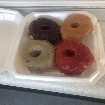 D&D's Place - Banana pudding, blueberry heaven, caramel and strawberry delight. - Donuts Near Me - Chicago, Illinois D&D's Place - Banana pudding, blueberry heaven, caramel and strawberry delight. - Donuts Near Me - Chicago, Illinois