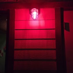 The Brass Hat - The red light above the door