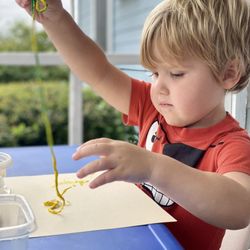 Argyle Fine Arts Preschool - String art