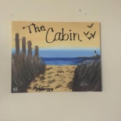 Cabin Restaurant & Lounge - One of awesome patrons painted this for the Bar.