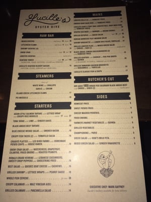 Menu photo 4 Lucille's Oyster Dive Montreal, QC