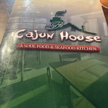 Gs Cajun House - Front of Menu - Soul Food Near Me - El Paso, Texas