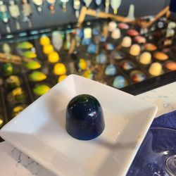 ATY Bar & Bonbons - The Violent Violet with Raspberry Jasmine bonbon chocolate