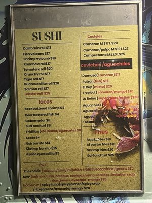 Menu photo 1 Mariscos Los Peloteros Riverside, CA