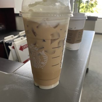 Starbucks - It's an iced latte. Why is there whipped cream? - Coffee & Tea Near Me - Visalia, California