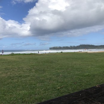 Waioli Beach Park - Long view of the water - Parks Near Me - Hanalei, Hawaii