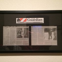 Benavides Picture Framing - This was completed piece
