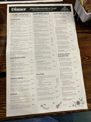 Menu photo 7 Grand Hacienda Clearwater, FL
