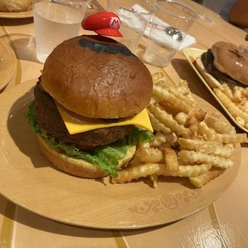 Toadstool Cafe - Mario burger - Cafes Near Me - Universal City, California Toadstool Cafe - Mario burger - Cafes Near Me - Universal City, California