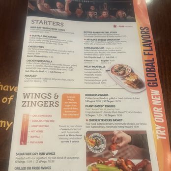 Carolina Ale House - Menu as of 8/15/26. - American Near Me - Jacksonville, North Carolina Carolina Ale House - Menu as of 8/15/26. - American Near Me - Jacksonville, North Carolina