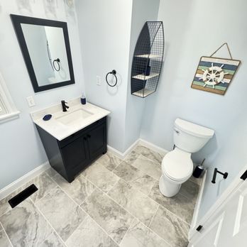 JCG Plumbing and Heating - Half bath renovation project - Plumbing Near Me - Rowley, Massachusetts JCG Plumbing and Heating - Half bath renovation project - Plumbing Near Me - Rowley, Massachusetts