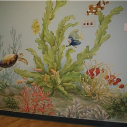 All About Smiles Dental - Our office features several hand-painted murals to create a fun, colorful environment.
