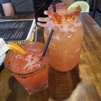 Compadres Cantina - Strawberry Margarita & mango Michelada - Mexican Near Me - Ontario, California