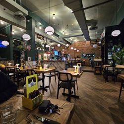 Empty but the decor is chill
