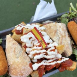 Tapas Sampler-yummy! Tapas Sampler-yummy!